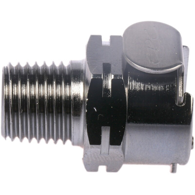 Colder Products Hose Connector, Straight Threaded Coupling, BSPT 1/4in, 17.3 bar