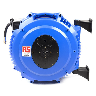 RS PRO 1/2 in G 12mm 490mm Hose Reel 16 bar 18m Length, Wall Mounting