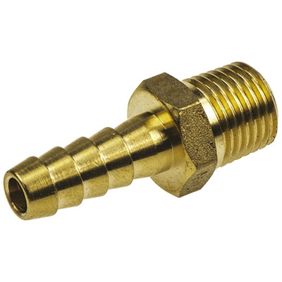 RS PRO Hose Connector Hose Tail Adaptor, G 1/4in 5/16in ID