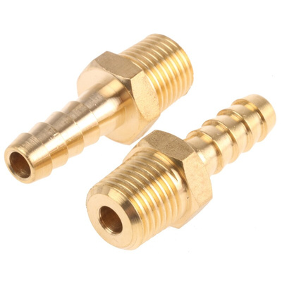 RS PRO Hose Connector Hose Tail Adaptor, G 3/8in 1/4in ID