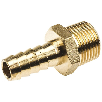 RS PRO Hose Connector Hose Tail Adaptor, G 3/8in 3/8in ID
