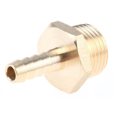 RS PRO Hose Connector Hose Tail Adaptor, G 1/2in 5/16in ID