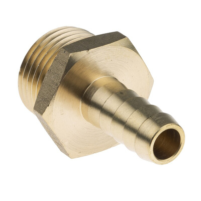 RS PRO Hose Connector Hose Tail Adaptor, G 1/2in 3/8in ID