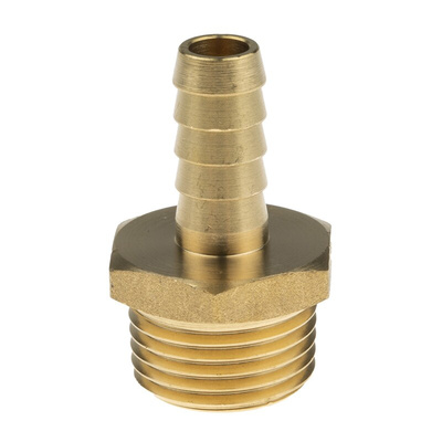 RS PRO Hose Connector Hose Tail Adaptor, G 1/2in 3/8in ID