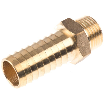 Nito Hose Connector Hose Tail Adaptor, R 1/2in 3/4in ID