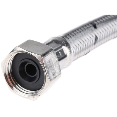 RS PRO Hose Assembly, Female BSP 1/2in to Compression 15mm, 15 bar, 300mm Long