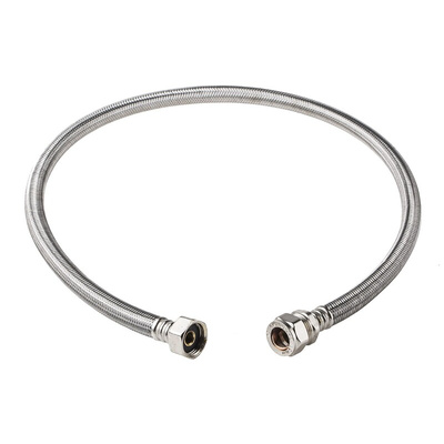 RS PRO Hose Assembly 15mm to Female BSP 1/2in, 900mm Long