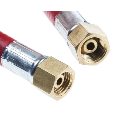 RS PRO Flexible Hose, Female 1/4in to Female 1/4in, 20 bar