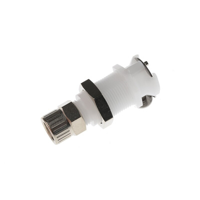 Colder Products Hose Connector, Straight Threaded Coupling, PTF 3/8in 1/4in ID, 8.3 bar