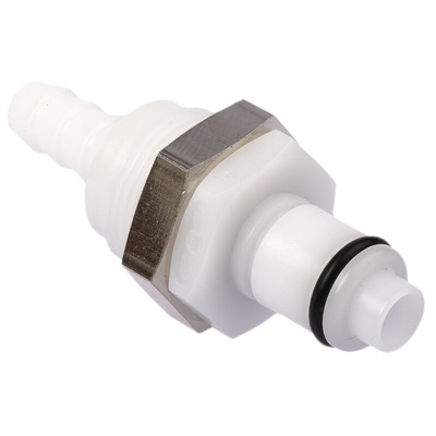 Colder Products Hose Connector, Straight Threaded Coupling 1/4in ID, 8.3 bar