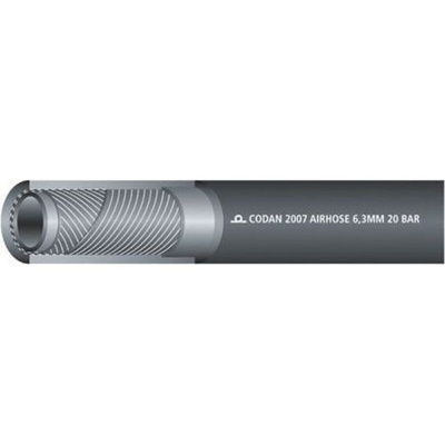 RS PRO Hose Pipe, EPDM, 19.1mm ID, 30.5mm OD, Grey, 25m
