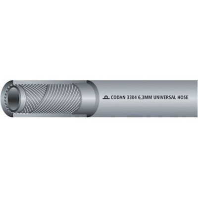 RS PRO Hose Pipe, EPDM, 25.4mm ID, 36.2mm OD, Grey, 25m