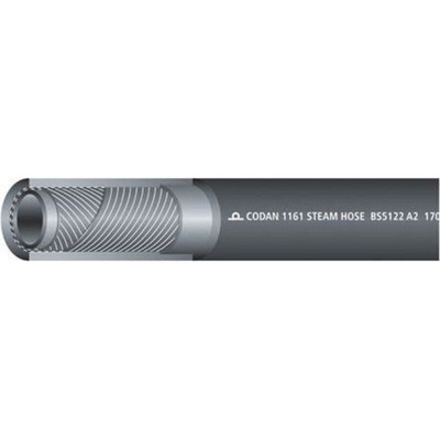 RS PRO Hose Pipe, EPDM, 25mm ID, 39.5mm OD, Black, 20m