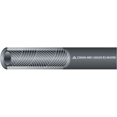 RS PRO Hose Pipe, EPDM, 15.9mm ID, 23mm OD, Black, 25m