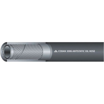 RS PRO Hose Pipe, Chloroprene, NBR, 7.9mm ID, 15.9mm OD, Black, 25m