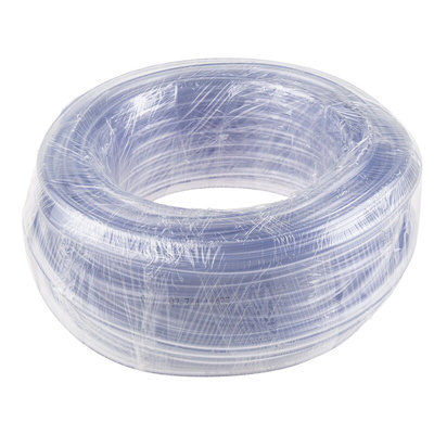 RS PRO Hose Pipe, PVC, 6mm ID, 12mm OD, Clear, 25m