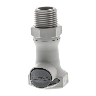 Colder Products Hose Connector, Straight Threaded Coupling, NPT 1/2in, 4.2 bar