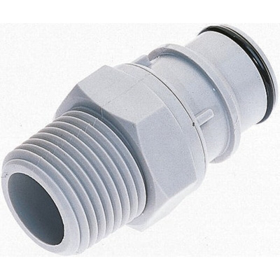 Colder Products Hose Connector, Straight Threaded Coupling, NPT 3/4in, 4.2 bar