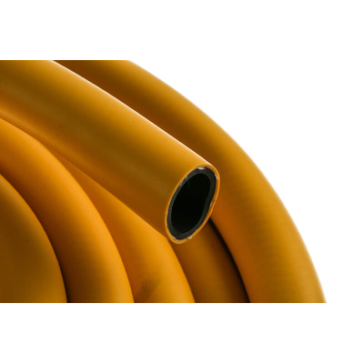 RS PRO Hose Pipe, PVC, 19mm ID, 25.5mm OD, Yellow, 25m