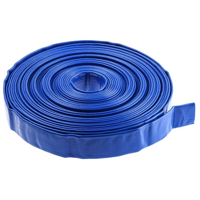 RS PRO Hose Pipe, PVC, 26mm ID, 29mm OD, Blue, 20m