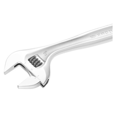 101.8 | Facom Adjustable Spanner, 200 mm Overall Length, 33mm Max Jaw Capacity