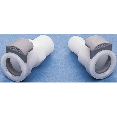 Colder Products Hose Connector, Straight Threaded Coupling, BSPT 3/8in, 8.3 bar