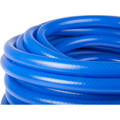RS PRO Hose Pipe, PVC, 12.5mm ID, 18.5mm OD, Blue, 25m