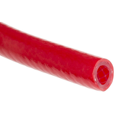 RS PRO Hose Pipe, PVC, 8mm ID, 13.5mm OD, Red, 25m