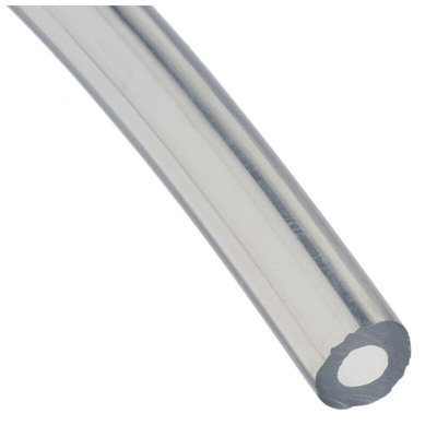 RS PRO Hose Pipe, PUR, 6.3mm ID, 12mm OD, Clear, 25m