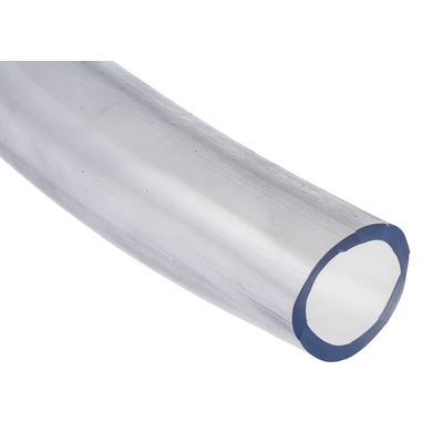 RS PRO Hose Pipe, PVC, 25mm ID, 31mm OD, Clear, 25m