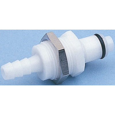 Colder Products Hose Connector, Straight Hose Tail Coupling 1/8in ID, 8.3 bar