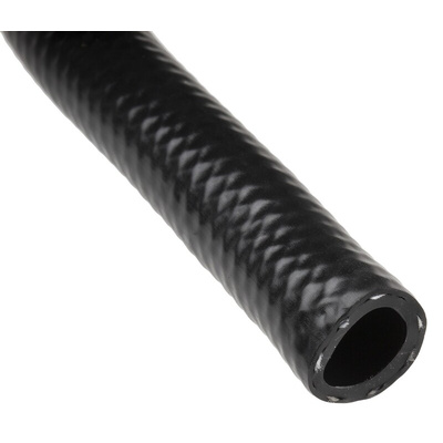RS PRO Hose Pipe, PVC, 9.75mm ID, 13.75mm OD, Black, 30m