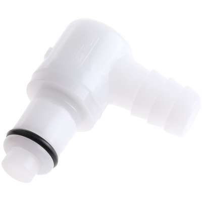 Colder Products Hose Connector, Elbow Hose Tail Coupling 3/8in ID, 8.3 bar