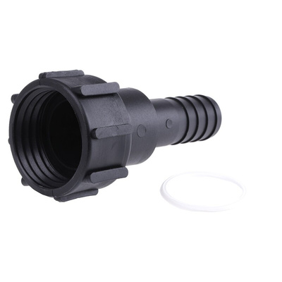 Snaplock Hose Connector, Straight IBC Adaptor 1-1/4in 1-1/4in ID