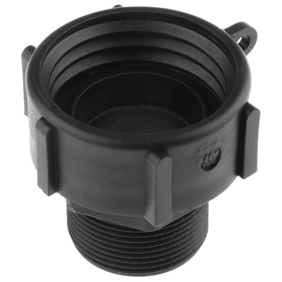 Snaplock Hose Connector, Straight IBC Adaptor, BSP 1-1/2in 1-1/2in ID