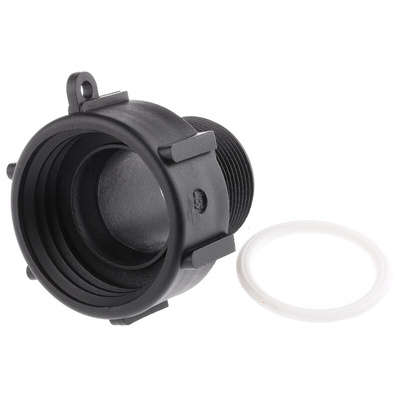 Snaplock Hose Connector, Straight IBC Adaptor, BSP 1-1/2in 1-1/2in ID