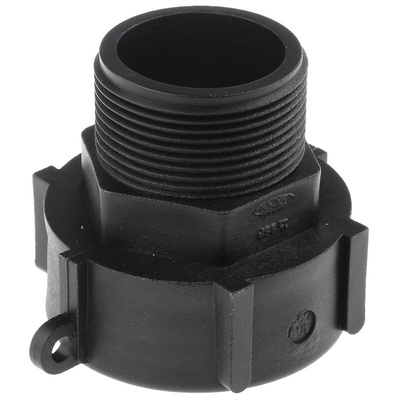Snaplock Hose Connector, Straight IBC Adaptor, BSP 1-1/2in 1-1/2in ID