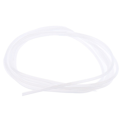 RS PRO Flexible Tube, Silicone, 0.8mm ID, 4mm OD, Clear, 3m