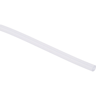 RS PRO Flexible Tube, Silicone, 0.8mm ID, 4mm OD, Clear, 3m
