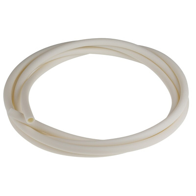 RS PRO Flexible Tube, TPE, 8mm ID, 11.2mm OD, White, 3m