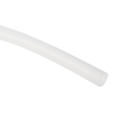 RS PRO Flexible Tube, Silicone, 8mm ID, 11.2mm OD, Clear, 3m