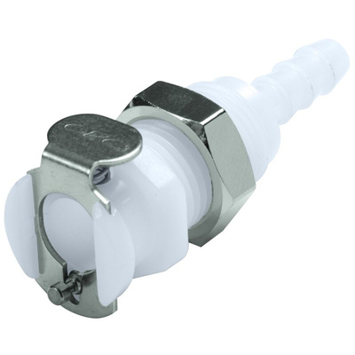 Colder Products Hose Connector, Straight Hose Tail Coupling 1/8in ID, 8.3 bar