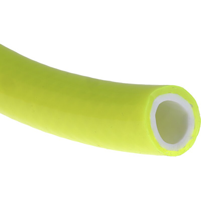 RS PRO Hose Pipe, PVC, 10mm ID, 16mm OD, Yellow, 30m