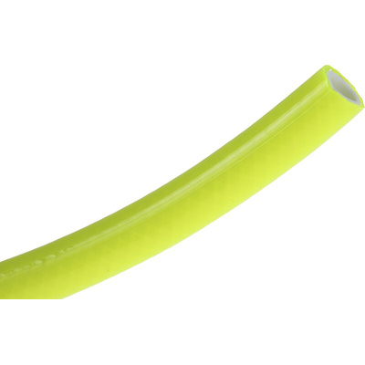 RS PRO Hose Pipe, PVC, 10mm ID, 16mm OD, Yellow, 30m