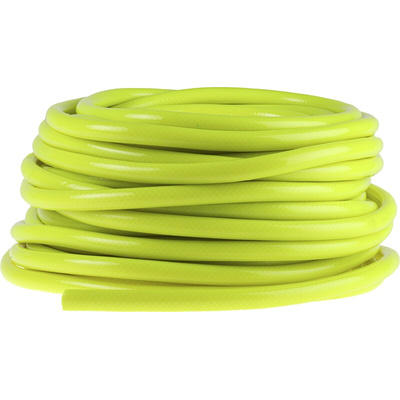 RS PRO Hose Pipe, PVC, 10mm ID, 16mm OD, Yellow, 30m