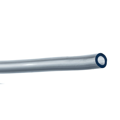 RS PRO Hose Pipe, PVC, 10mm ID, 13mm OD, Clear, 25m