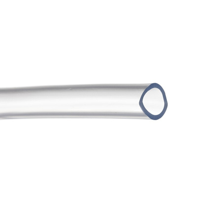 RS PRO Hose Pipe, PVC, 8mm ID, 11mm OD, Clear, 25m