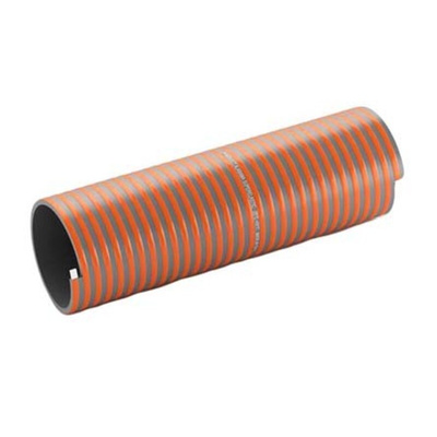 Contitech Alabama PVC, Hose Pipe, 50mm ID, 58.8mm OD, Orange, 10m