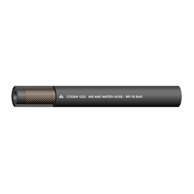 RS PRO Hose Pipe, EPDM, 12.7mm ID, 21.5mm OD, Black, 25m
