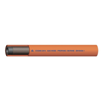 RS PRO Hose Pipe, EPDM, NBR, 8mm ID, 15mm OD, Orange, 25m
